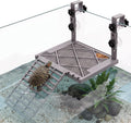 upgraded adjustable hanging turtle basking platform, abs material, main product view
