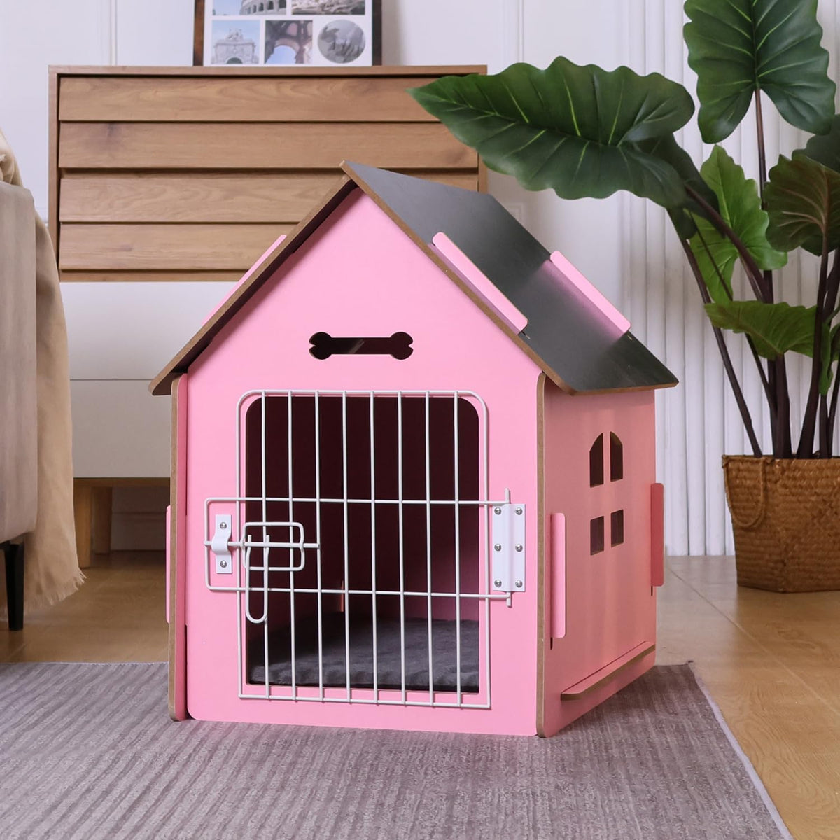 rypetmia indoor dog house for small dogs & on a desk or shelf