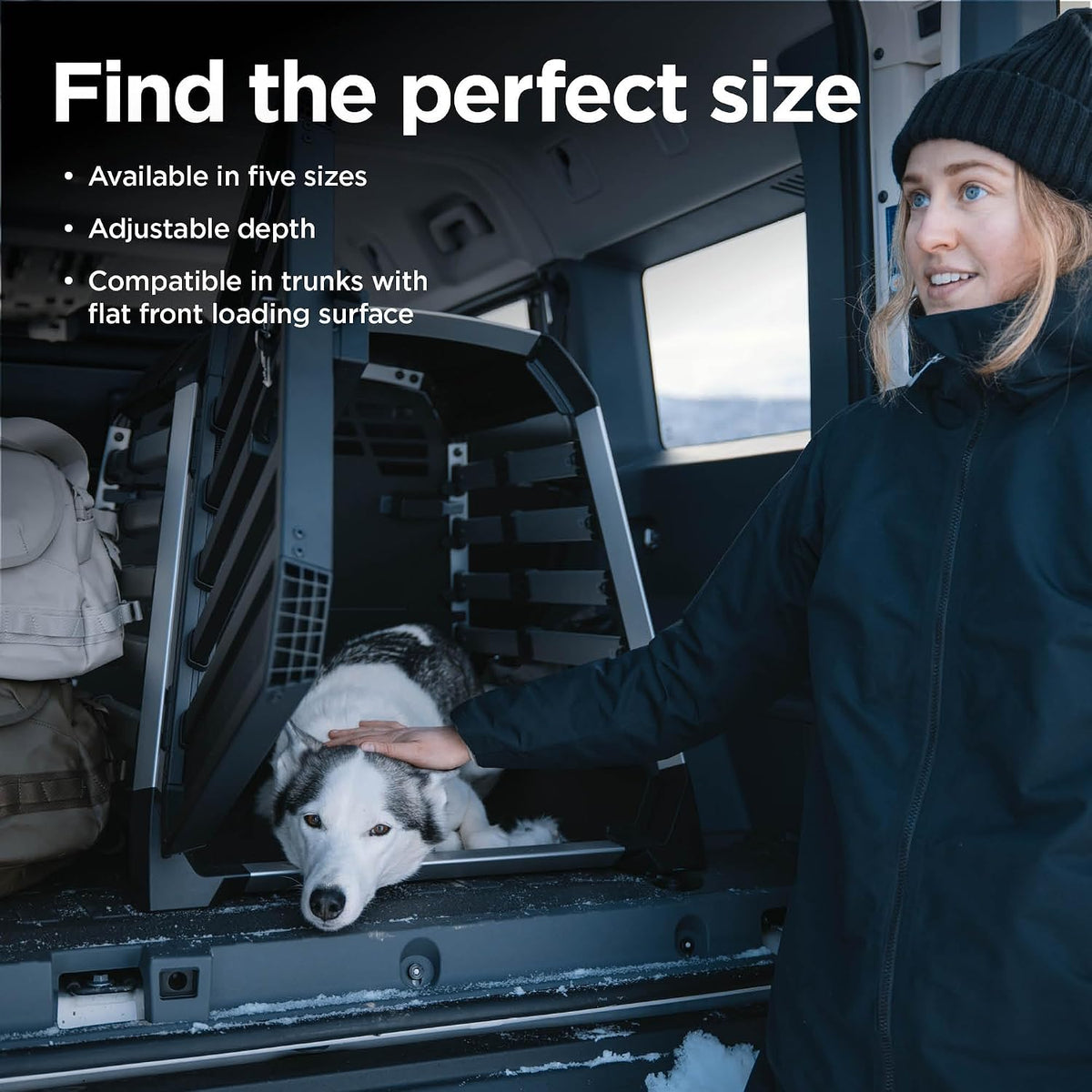 thule allax dog crate l, close-up detail