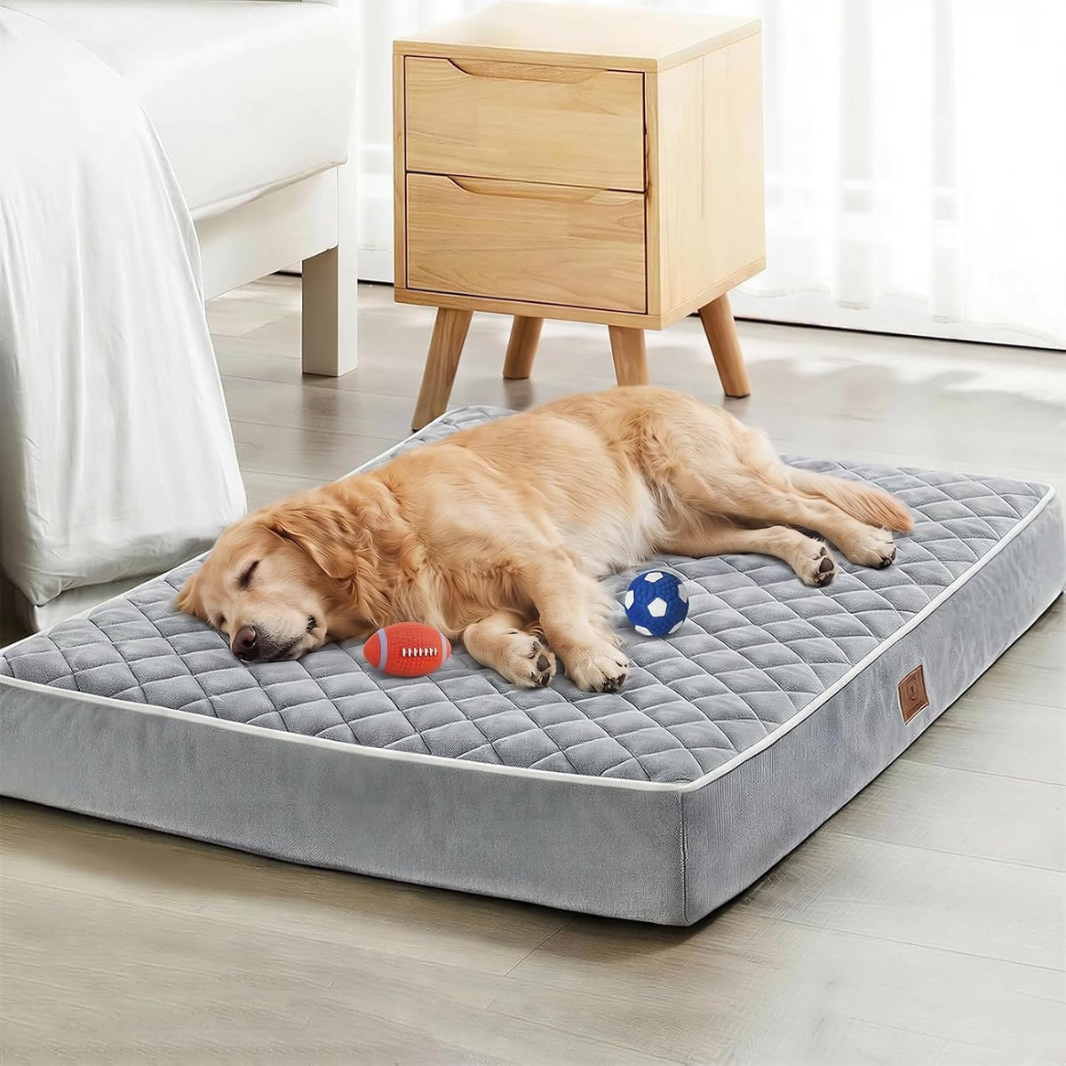 wnpethome orthopedic waterproof extra large senior dogs bed, main product view