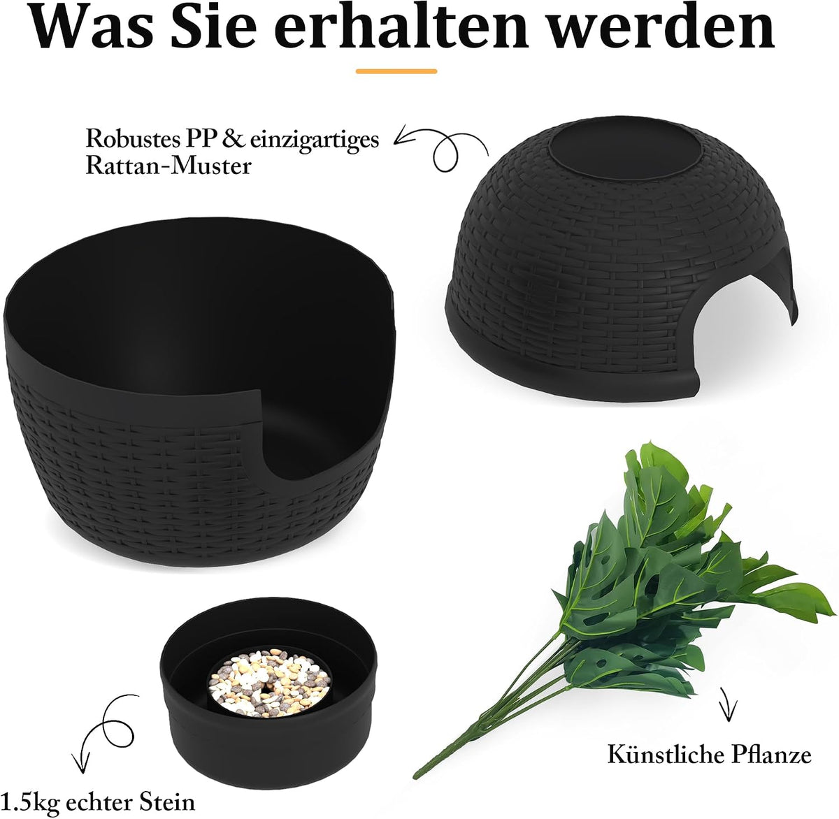 hidden litter box with faux plant, large cat showing dimensions