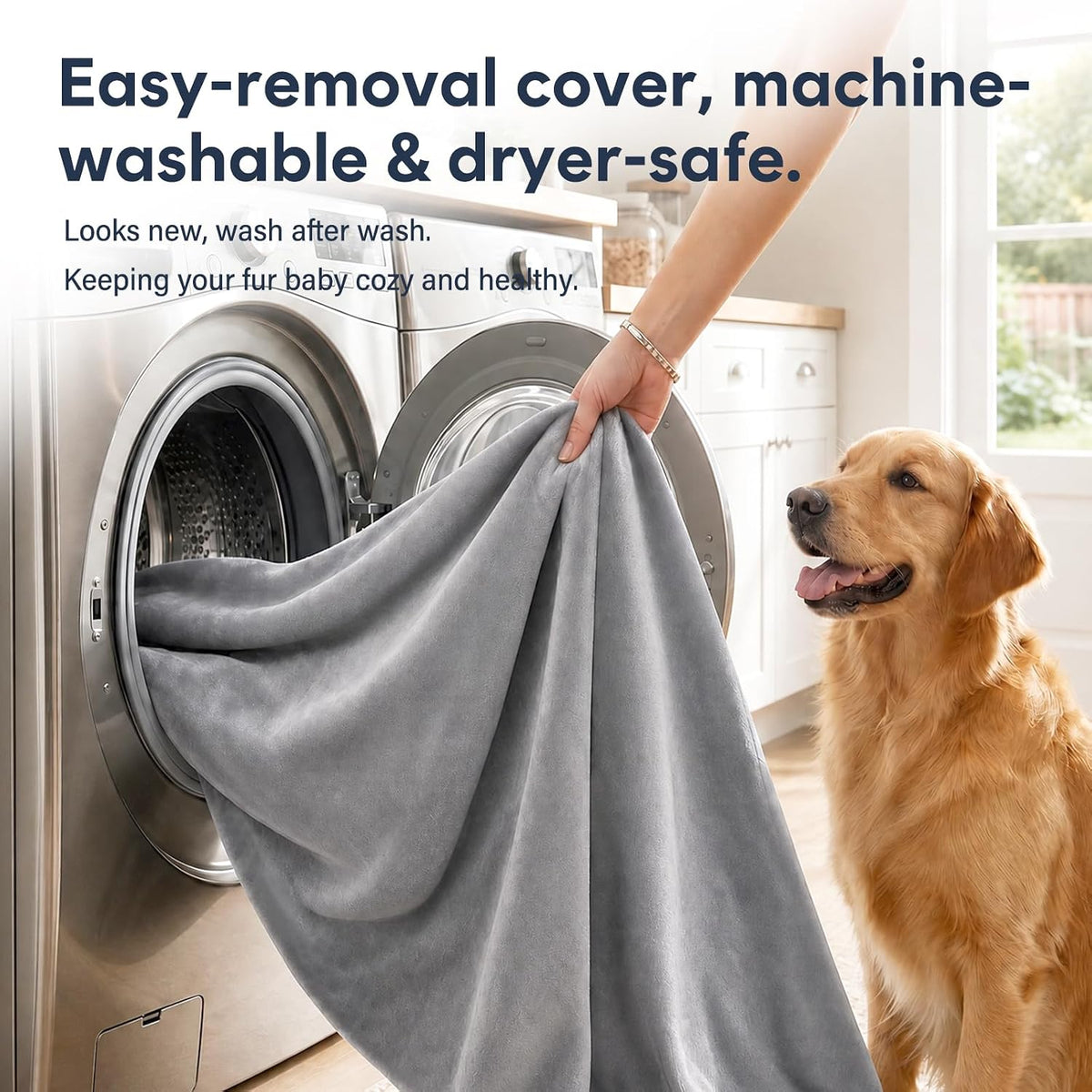magic dog orthopedic extra large dog bed 47, close-up detail