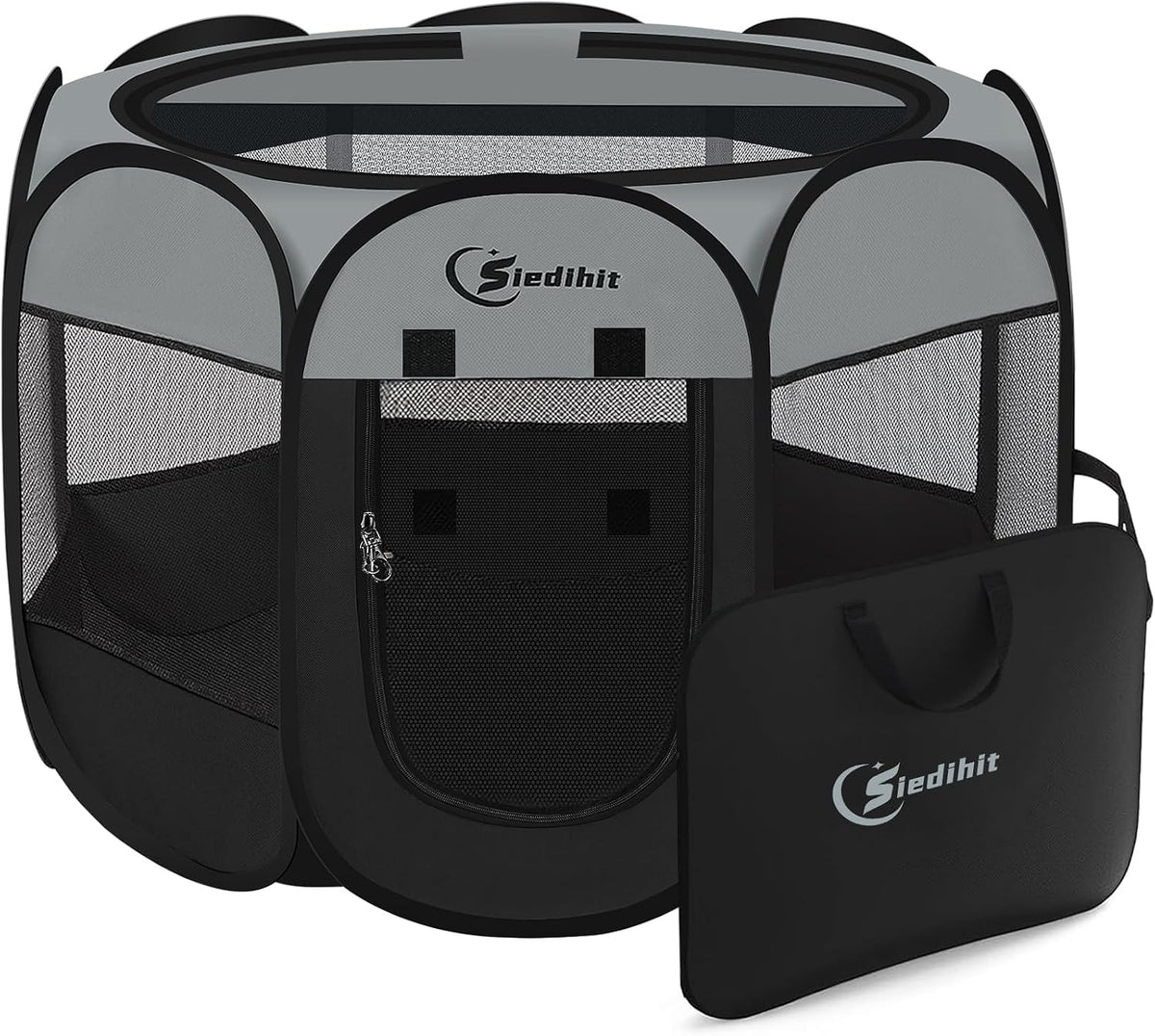 siedihit dog cat playpen, puppy pet playpen indoor, main product view