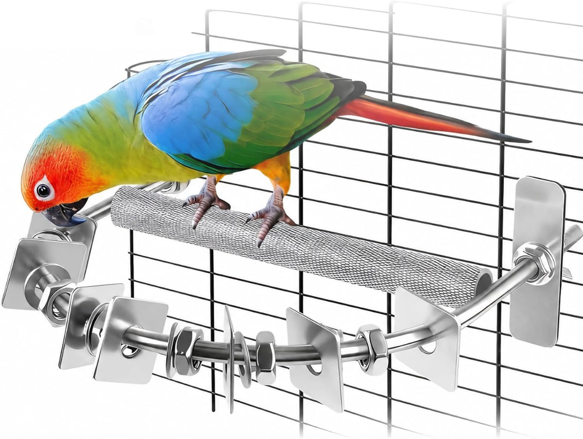 8.3 * 7.3in parrot chewing toy, long-lasting stainless, main product view