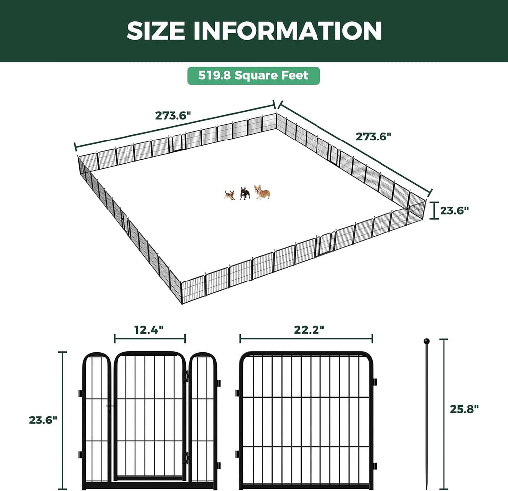 fxw rollick dog playpen, indoor, yard & rv, package contents