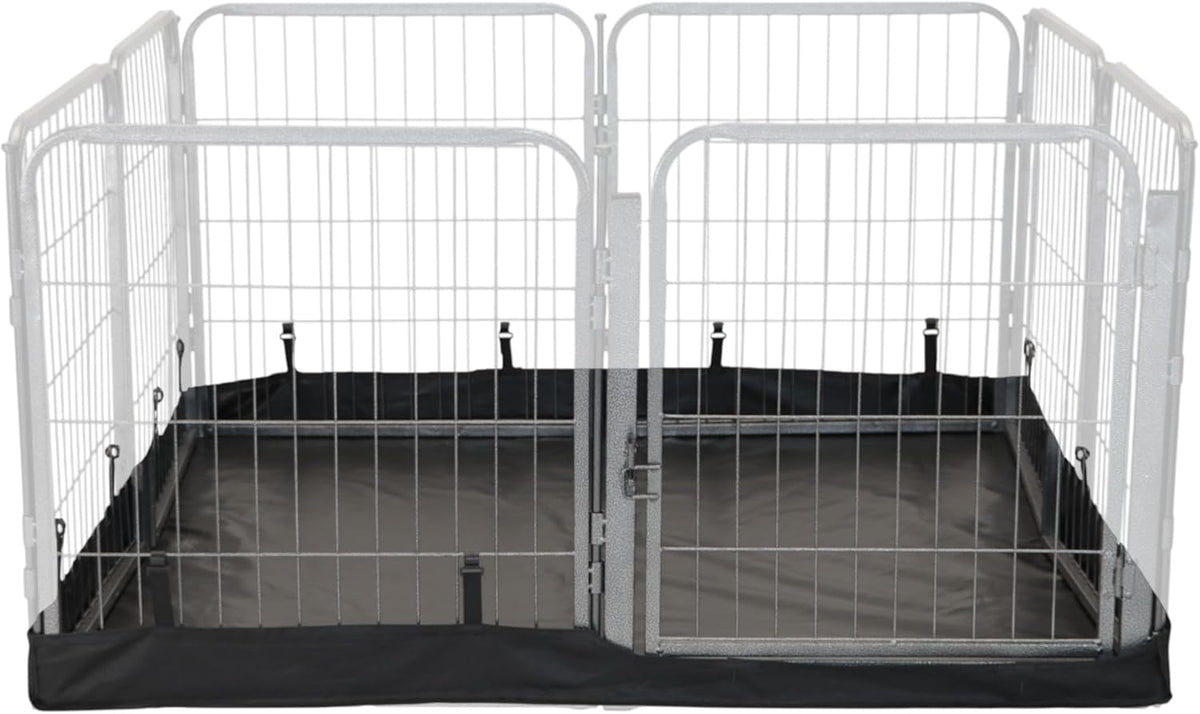dog playpen w/square bottom floor cover - 32 showing dimensions