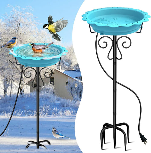 100w heated bird bath for outdoors, heated birdbath, main product view