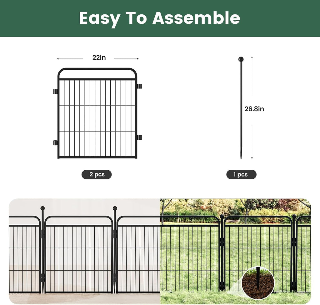 gardner pet dog playpens, 24" h 2 add-on shown in use