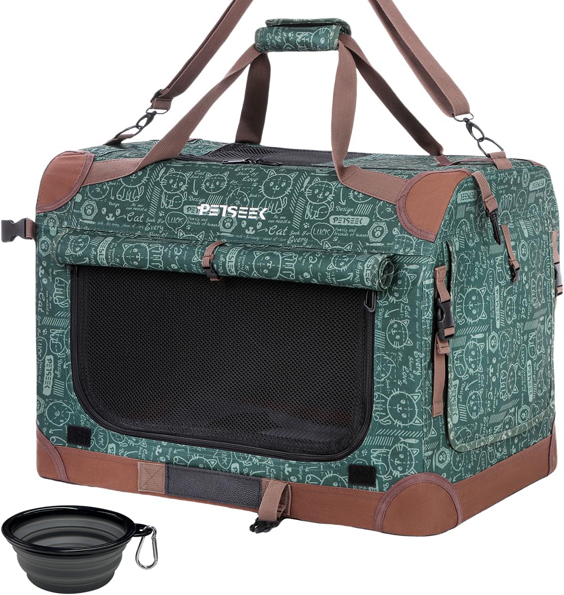 extra large cat carrier soft sided, portable small, main product view