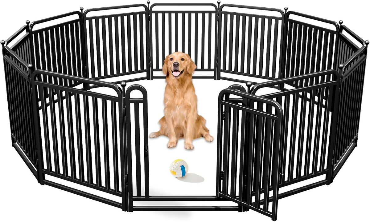 puppy playpen dog playpens fence outdoor thickened metal, main product view