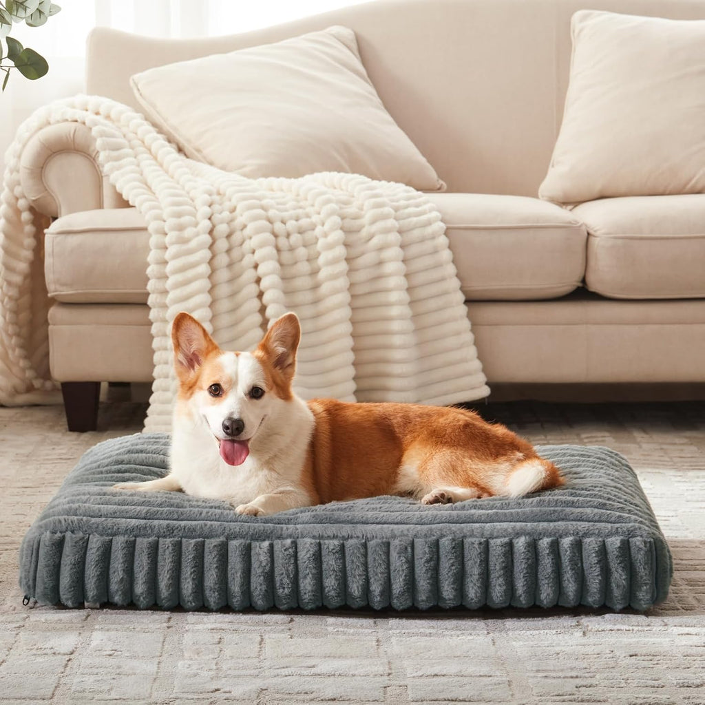 xl dog bed, flat pet beds with removable, view 9