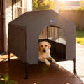 veehoo 41" dog house, 2-in-1 large dog house, main product view