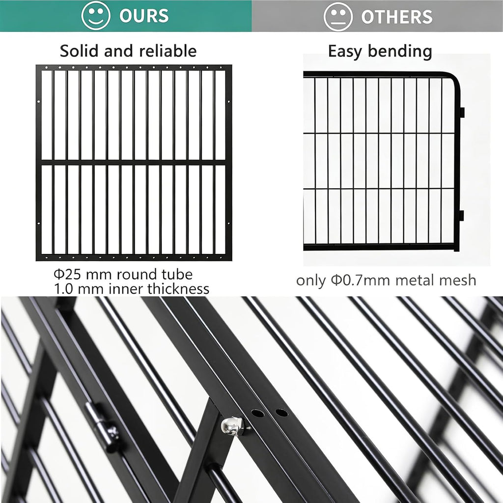 31.5" h heavy duty dog playpen indoor on a desk or shelf