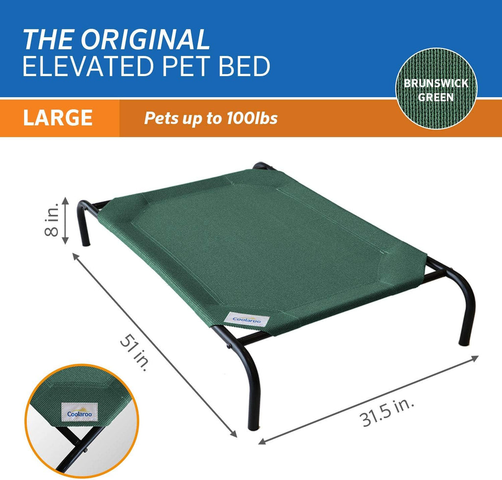 gale pacific coolaroo the original cooling elevated dog, side view