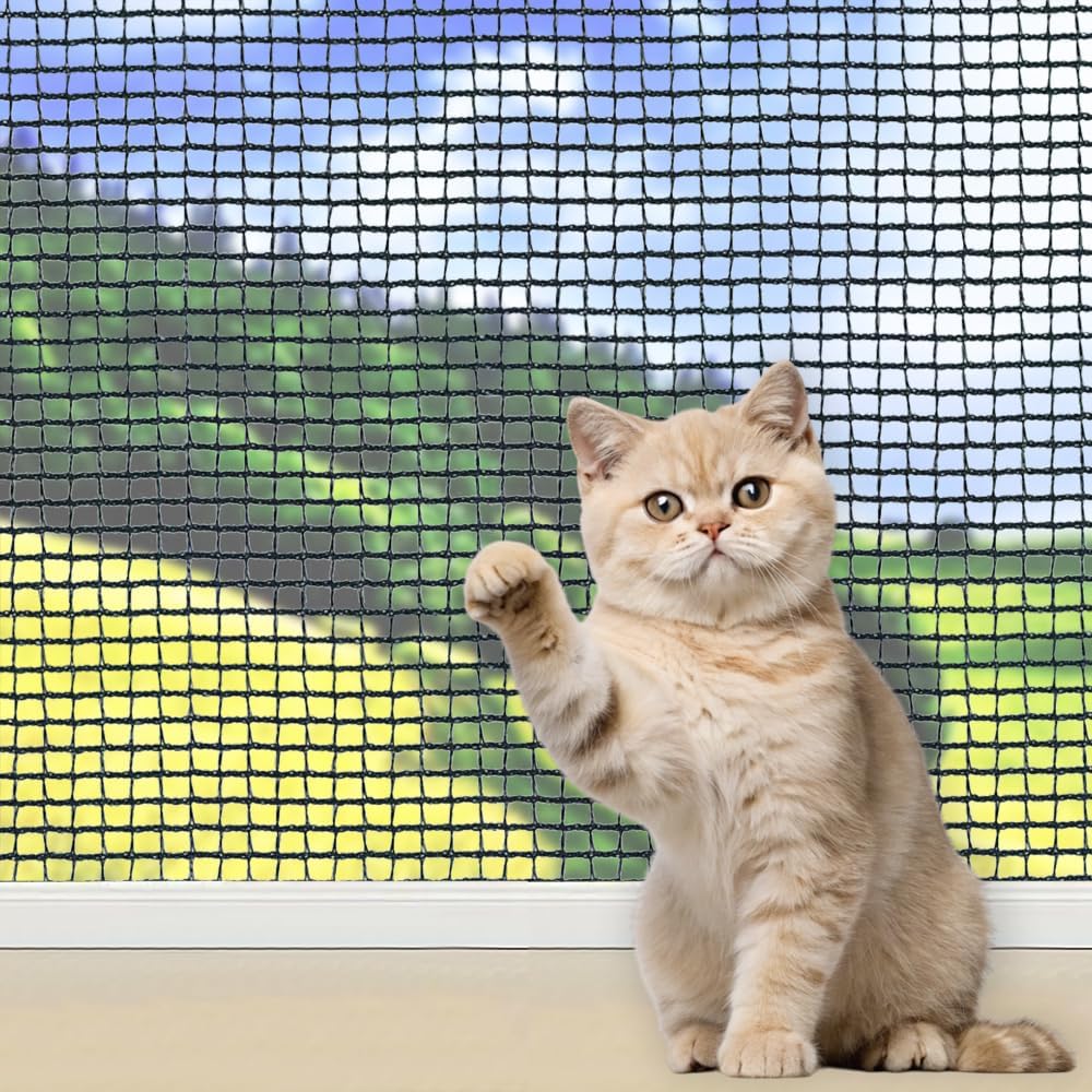 26 ft cat netting balcony, no steel wire, main product view