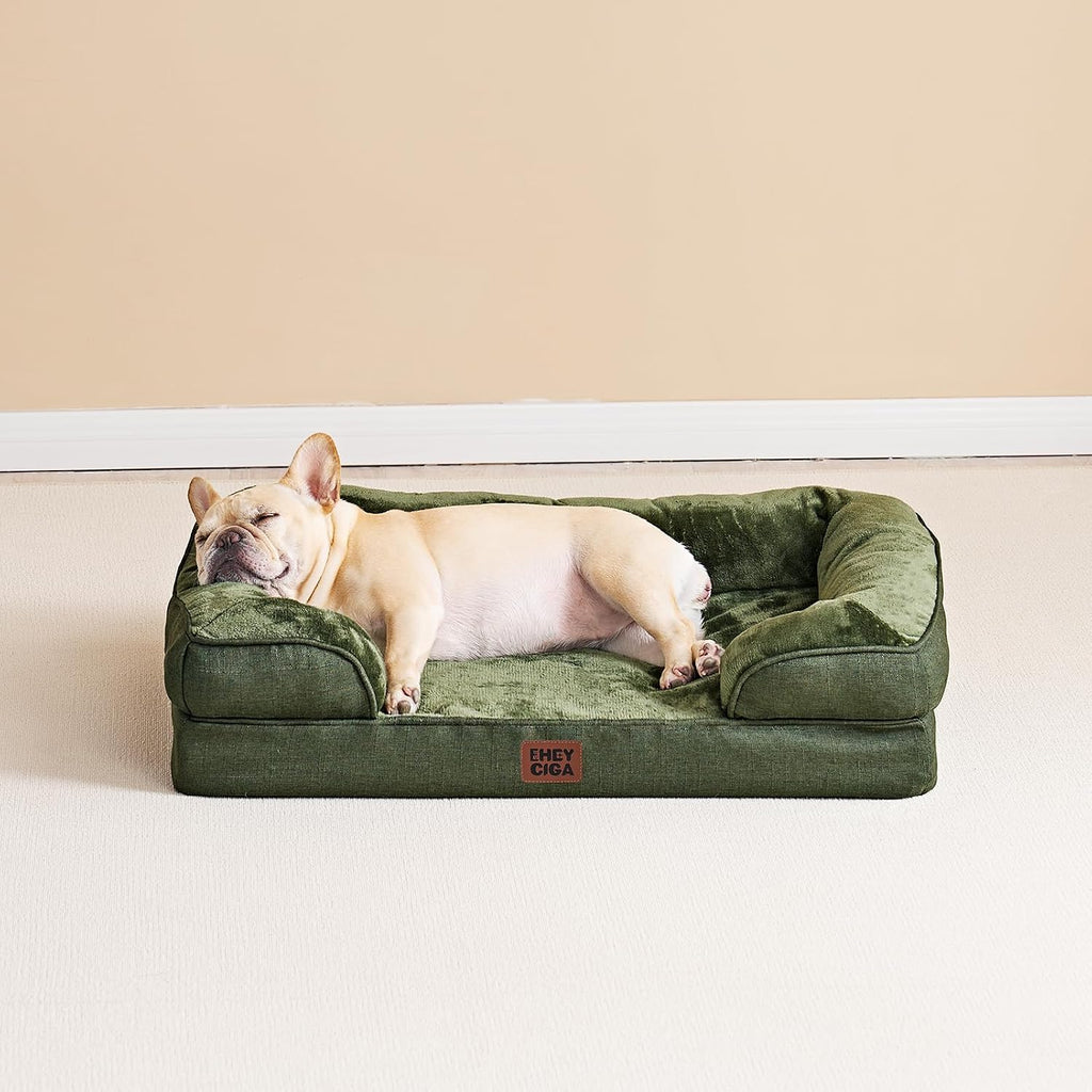 eheyciga orthopedic extra large dog bed, waterproof washable, front angle view