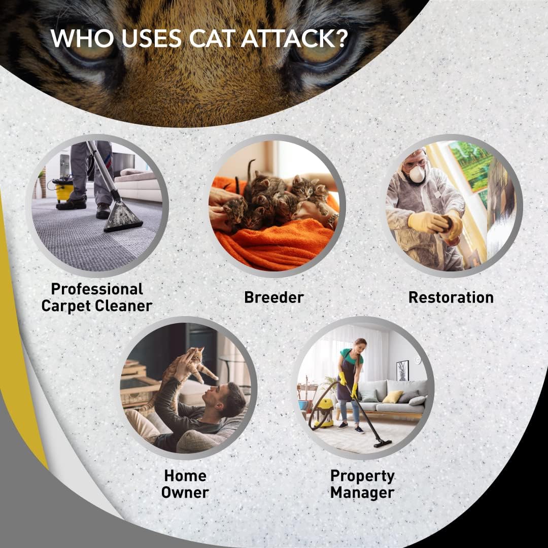 odorcide cat attack concentrate - cat urine remover, side view
