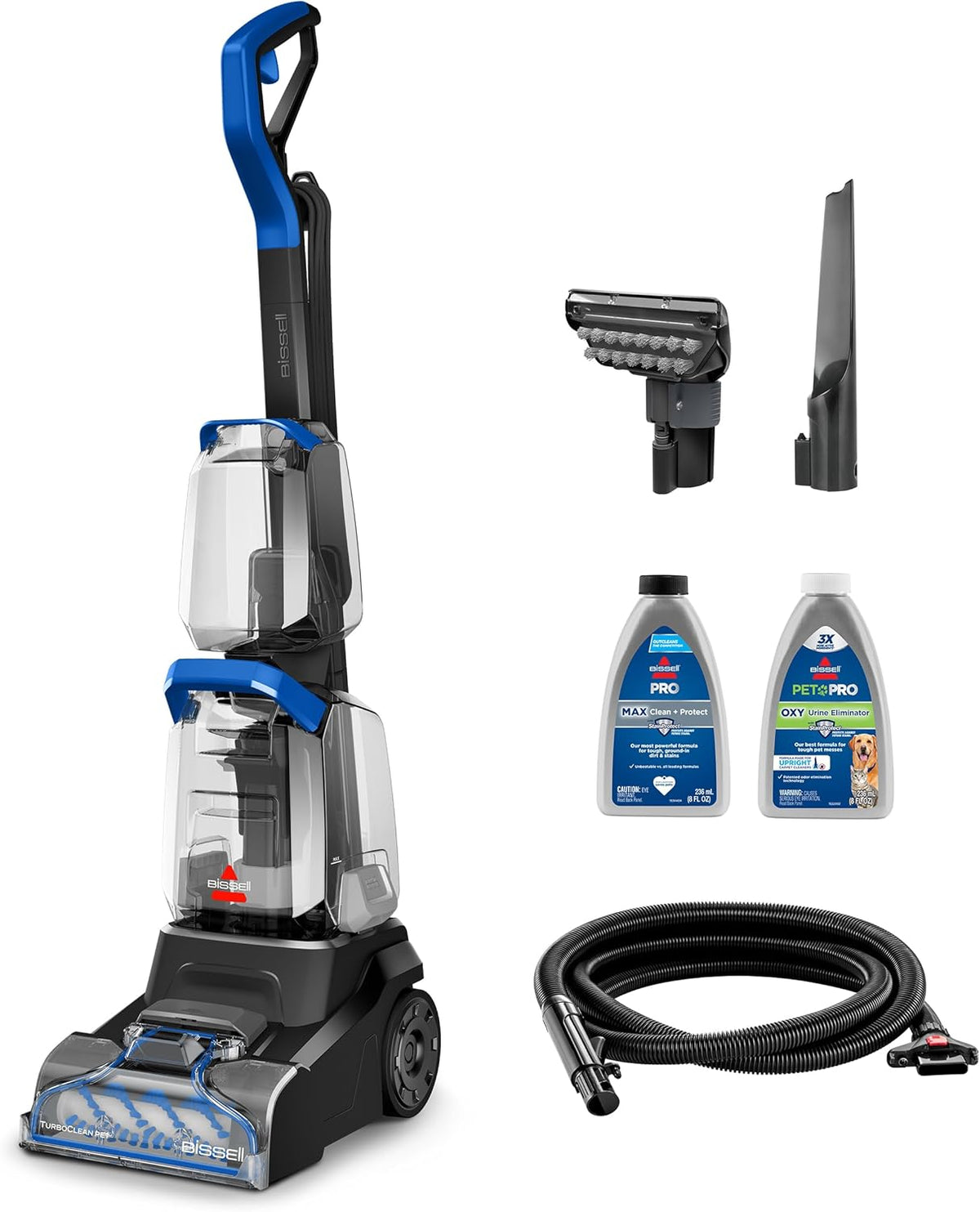bissell turboclean pet, upright carpet & upholstery cleaner, main product view