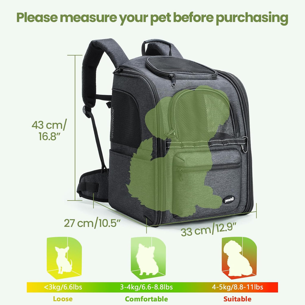 pecute ergonomic cat backpack, 30% effort-saving breathable pet, package contents