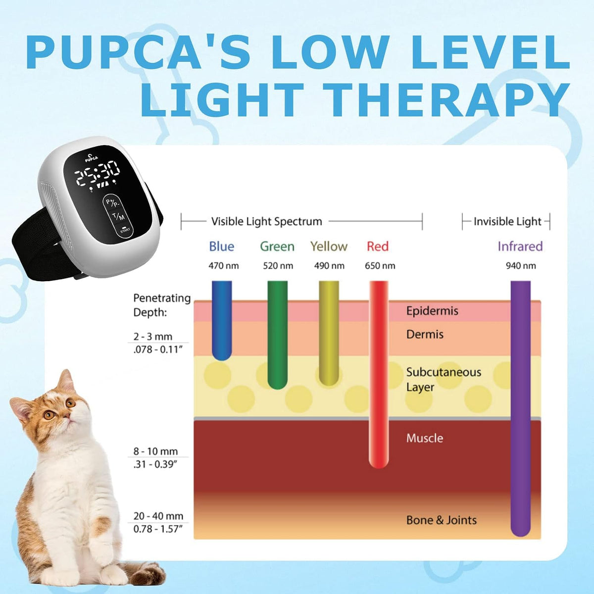 red light therapy for dogs, cold laser therapy shown in use