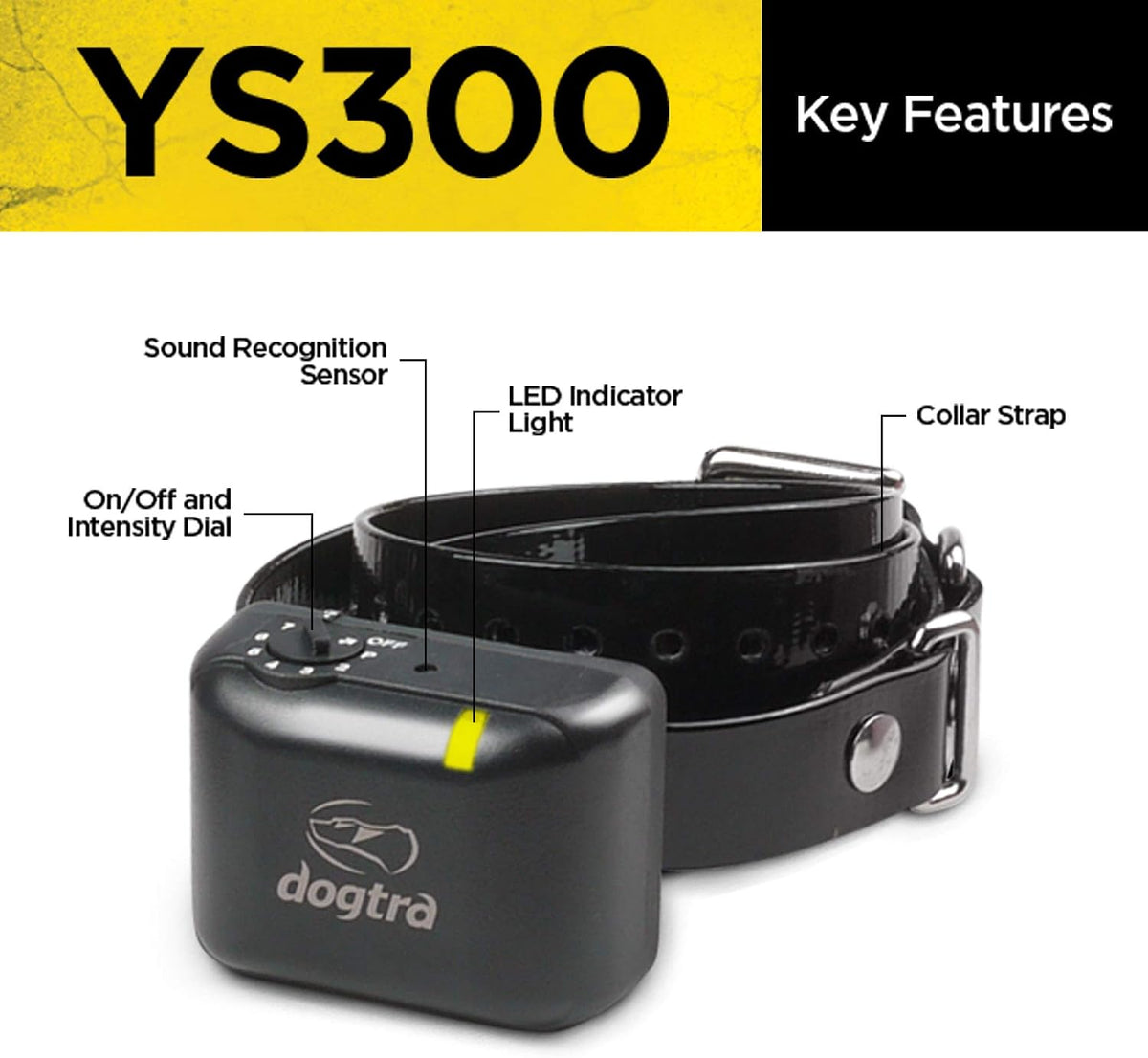 dogtra no bark collar ys300, close-up detail