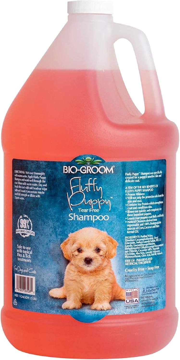 bio-groom fluffy puppy tear-free shampoo, dog bathing supplies, main product view