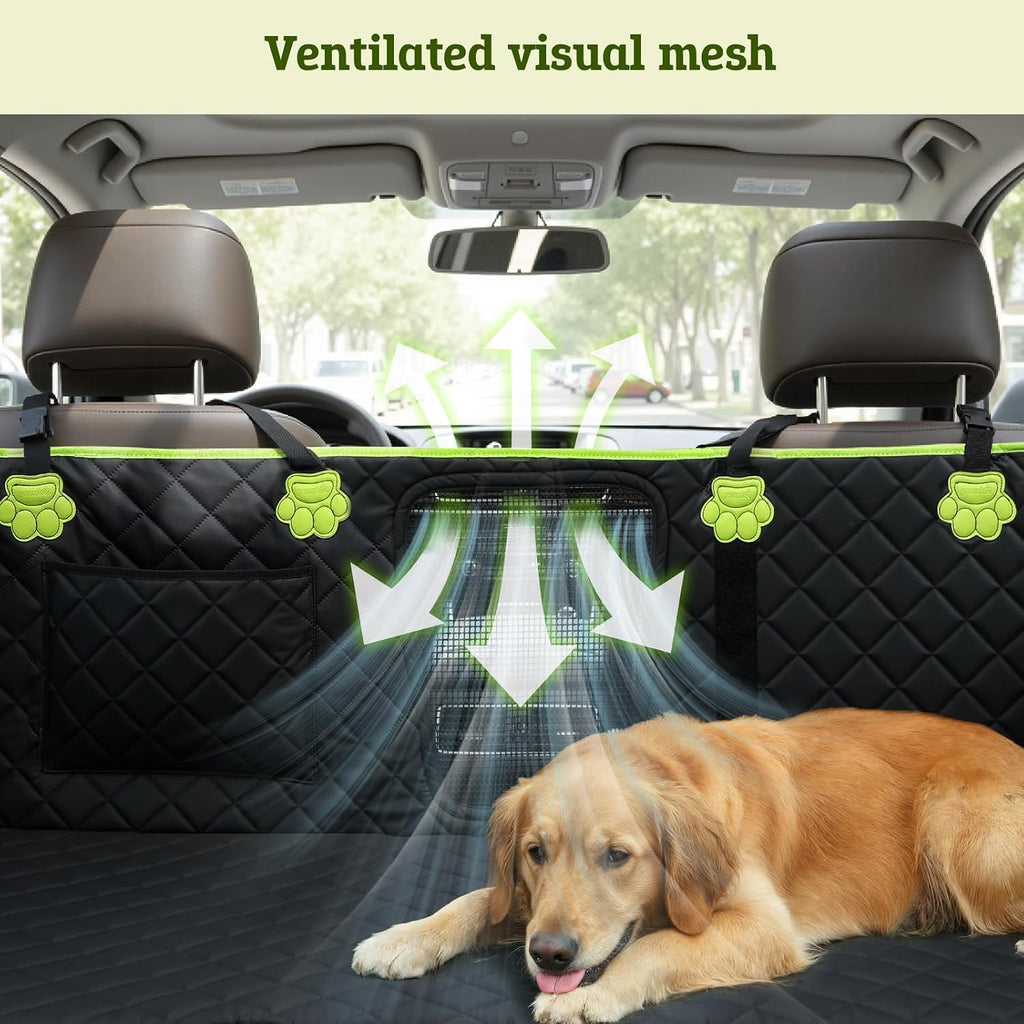 2-in-1 dog car seat cover for back seat, package contents