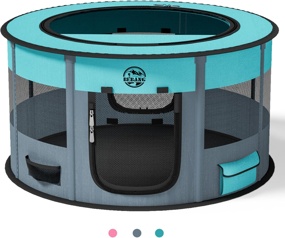 dog playpen for puppies and cats: foldable pet, main product view