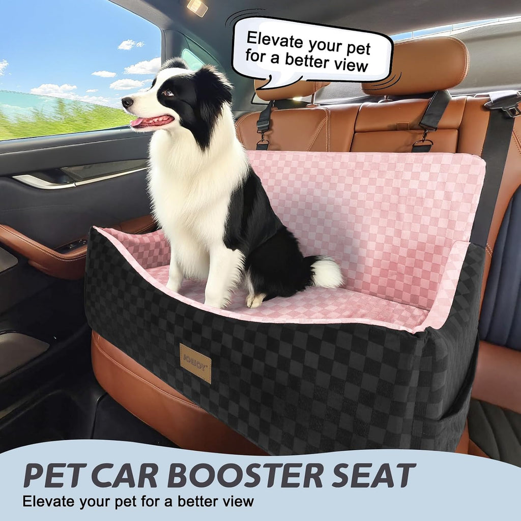 joejoy dog car seat for medium/large dogs shown in use
