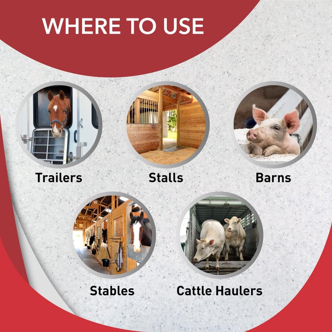 odorcide barn & stable odor eliminator for strong, side view