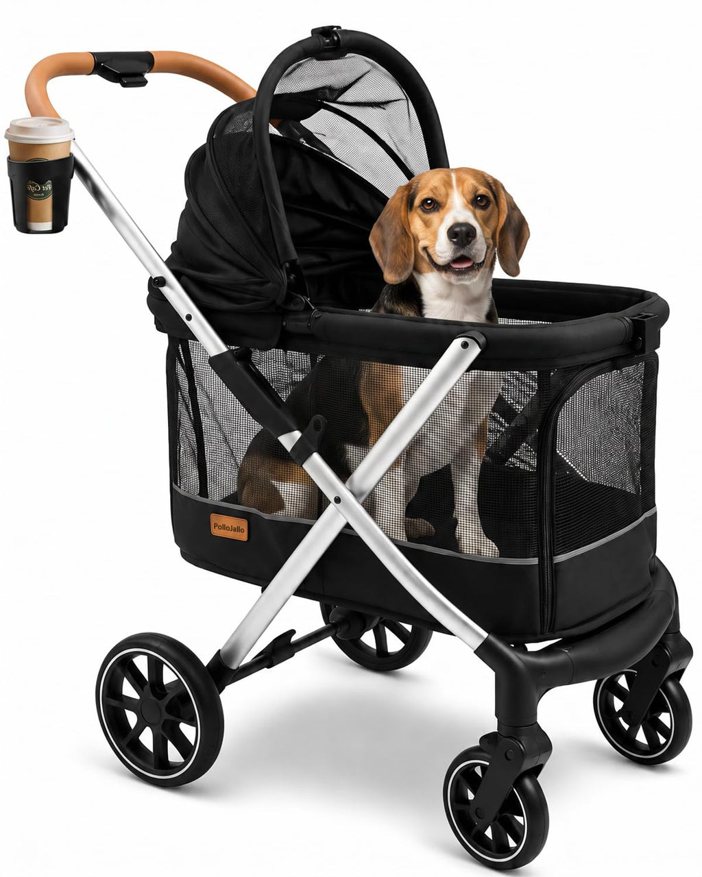dog stroller for medium and small dogs, lightweight, main product view