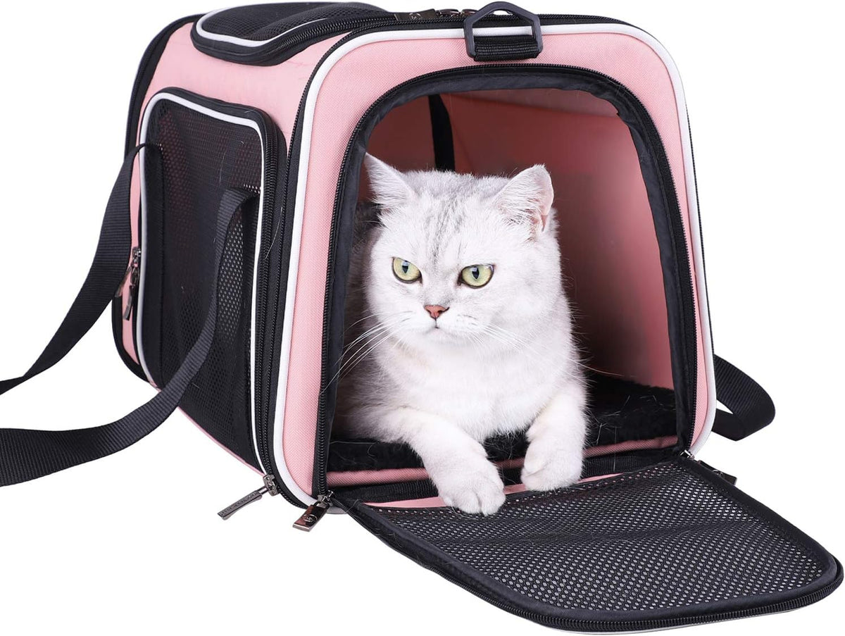 soft pet carrier for medium cats and small, main product view