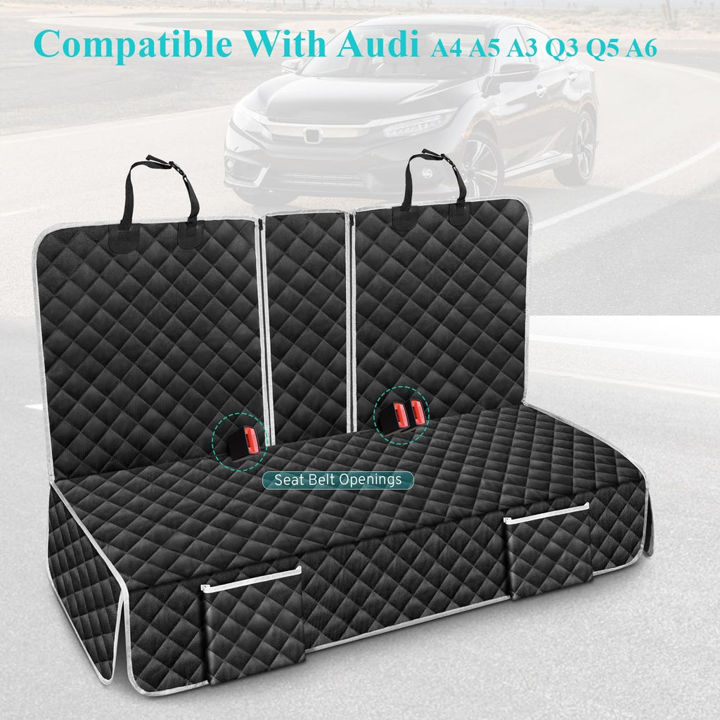 dog car seat cover for audi a4 a5, front angle view