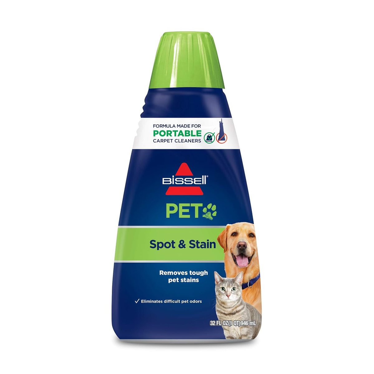 bissell little green pro commercial spot cleaner (bgss1481) showing dimensions