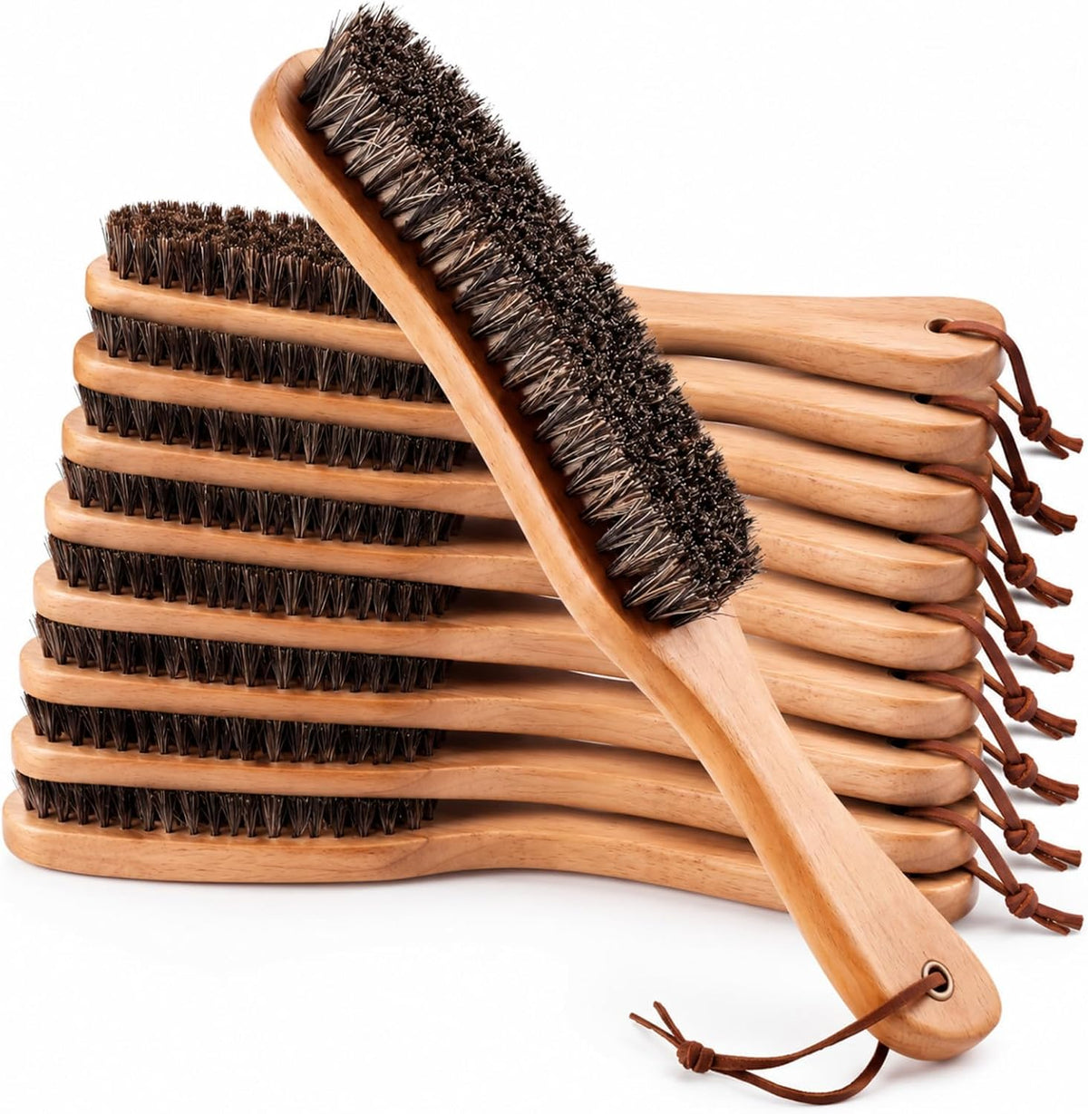patelai 10 pcs felt hat brush wooden cowboy, main product view
