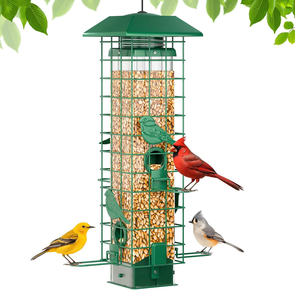 squirrel proof bird feeder, metal bird feeders for, main product view