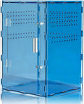 8x8x12 blue acrylic terrarium vertical for spider reptile, main product view