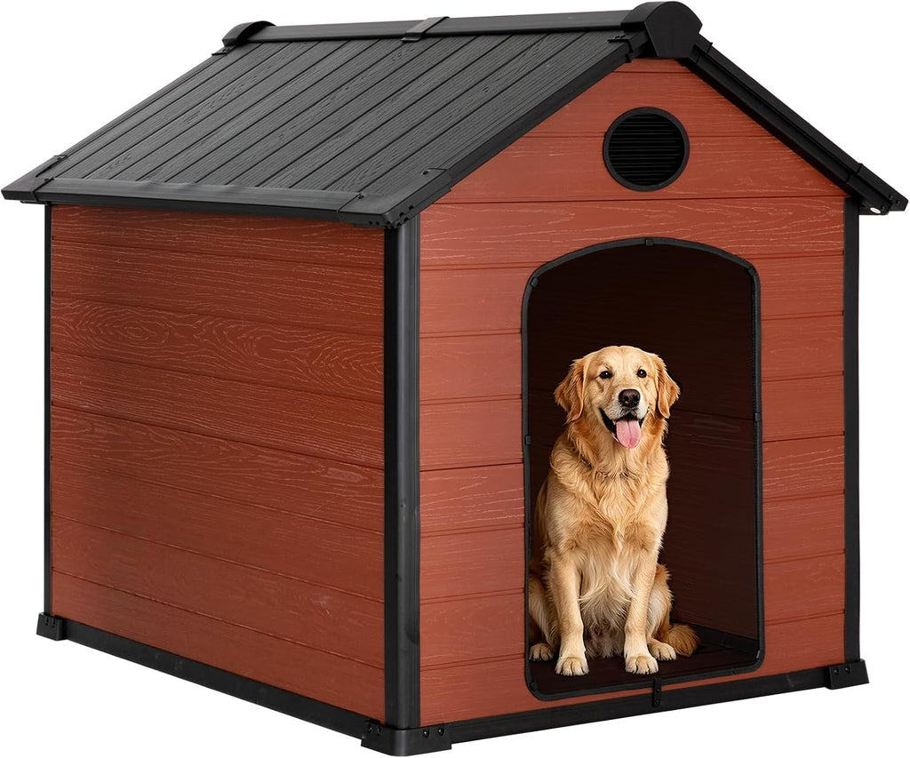 ehhly 57" extra large dog house outdoor,durable resin, main product view