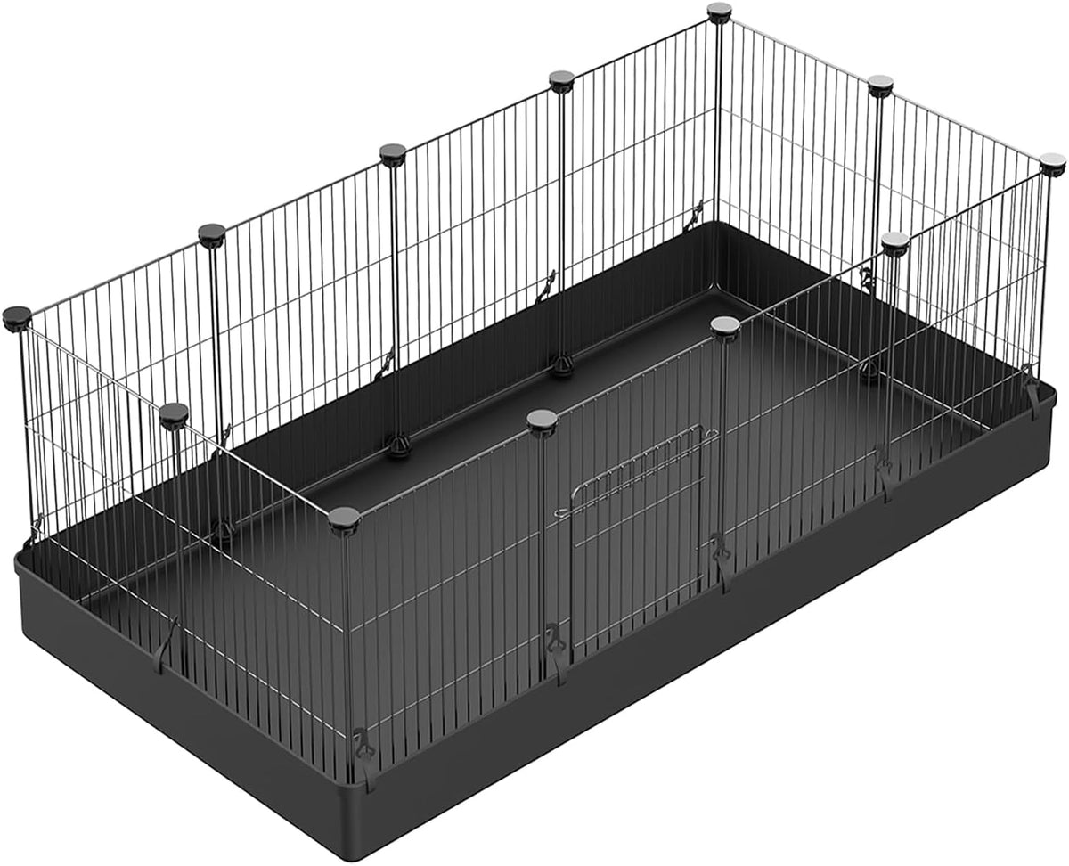 langxun 24pcs diy pet playpen with waterproof mat, main product view