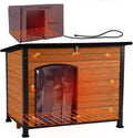aivituvin dog house outdoor heated dog kennel with, main product view