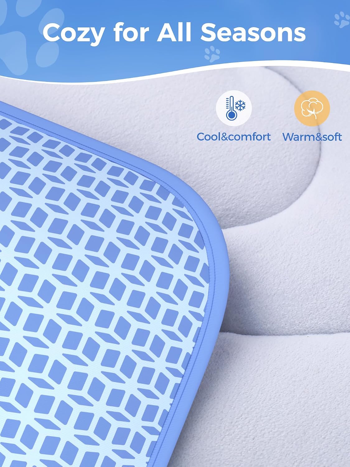 rywell thickened cooling mat for dogs, 44 x showing dimensions