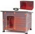 aivituvin dog house with insulated liner, heated outdoor, main product view