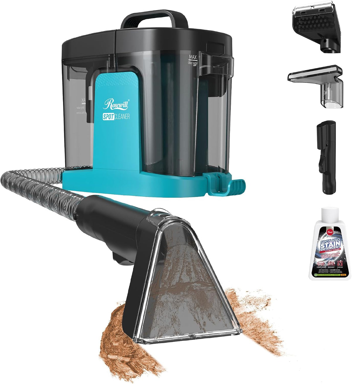 rosewill multi-purpose portable carpet and upholstery cleaner, powerful, main product view