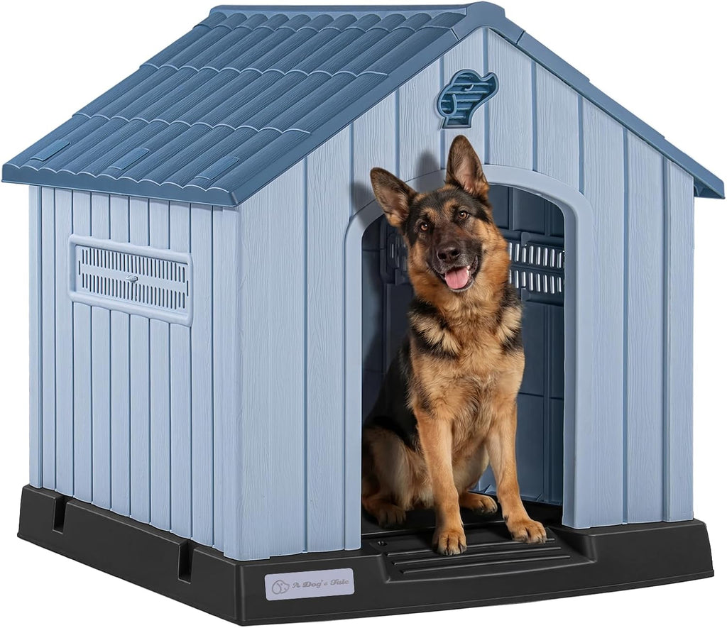lemberi large plastic dog house for medium large, main product view