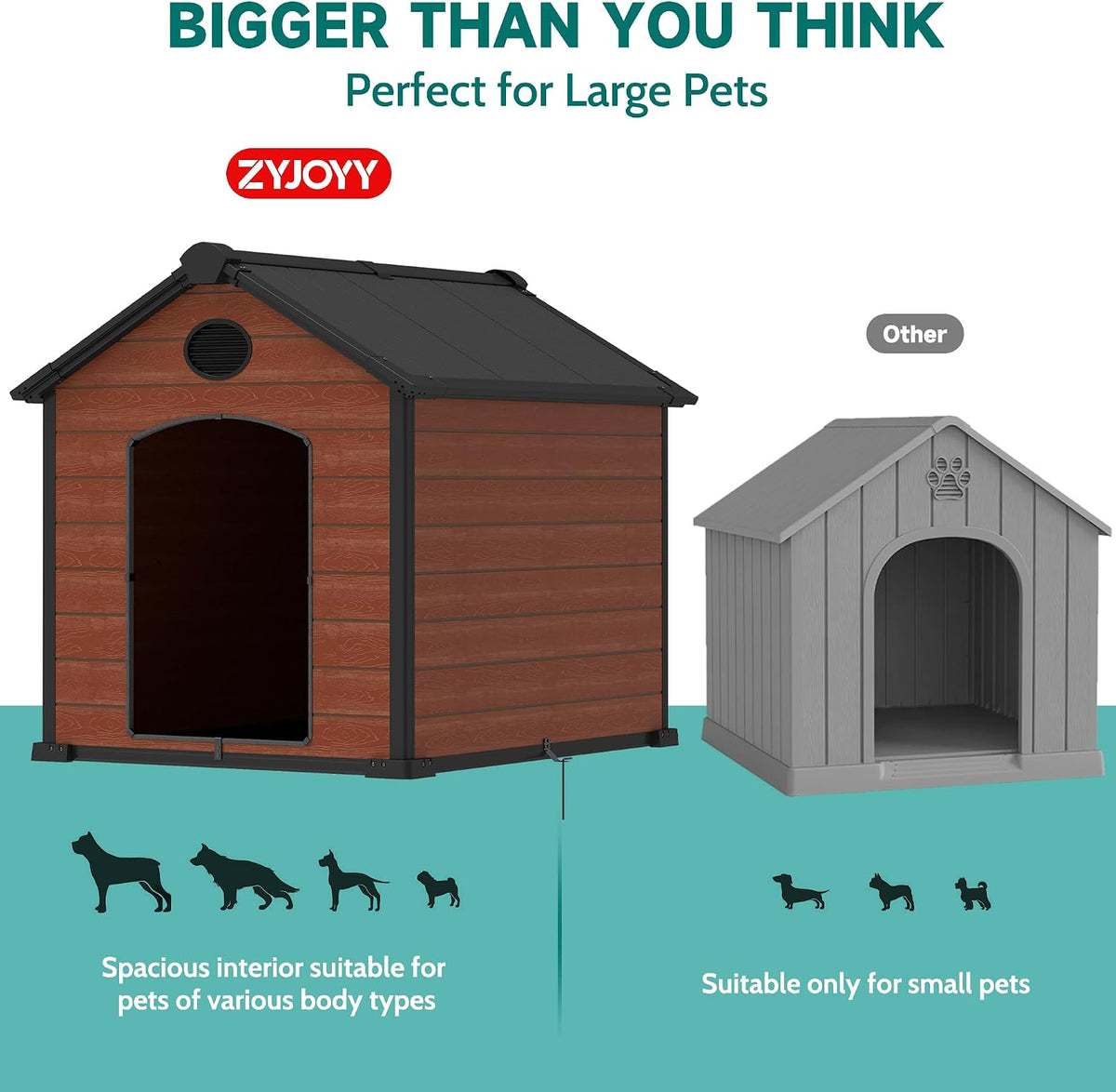 xxl dog house for large dogs outside, extra shown in use
