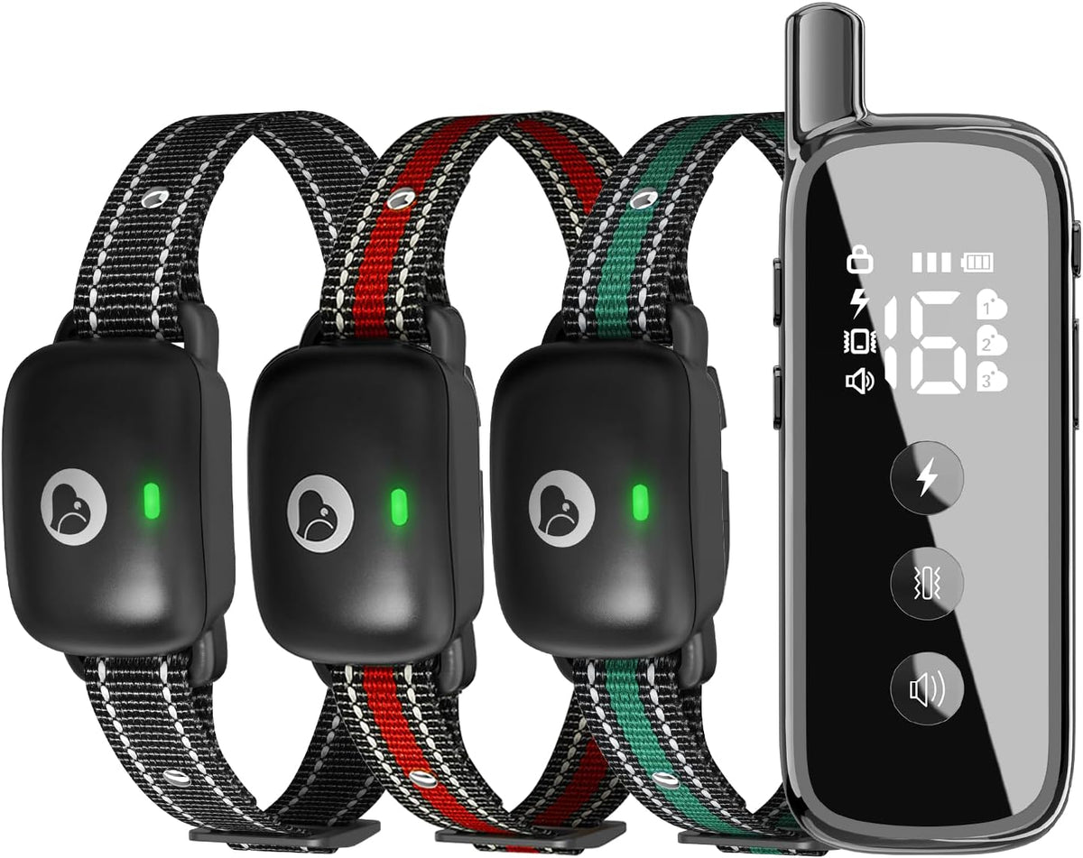 dog shock collar for 3 dogs (5-120lbs), up, main product view