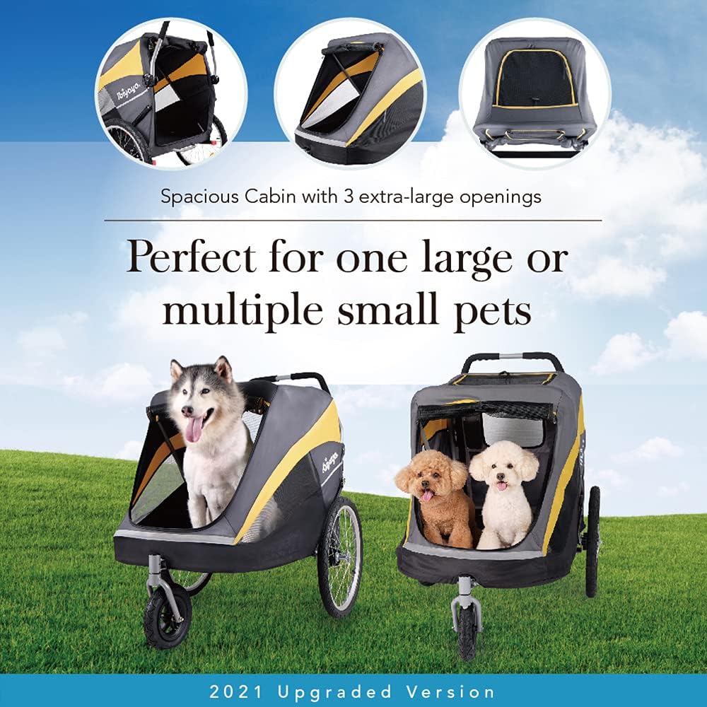 ibiyaya - hercules large dog stroller for large, package contents