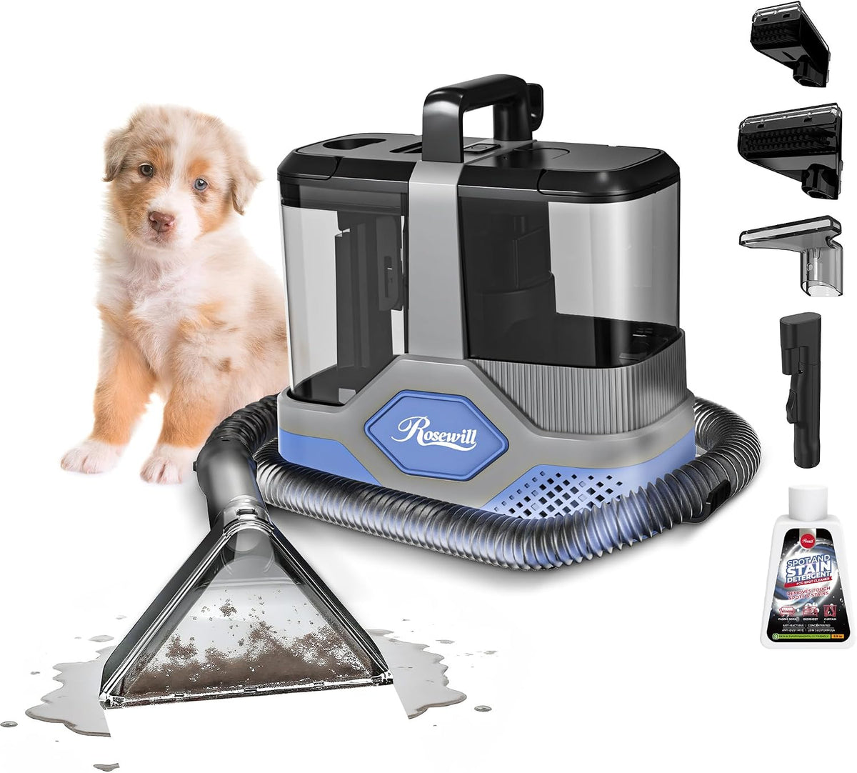 rosewill multi-purpose portable carpet and upholstery cleaner with, main product view