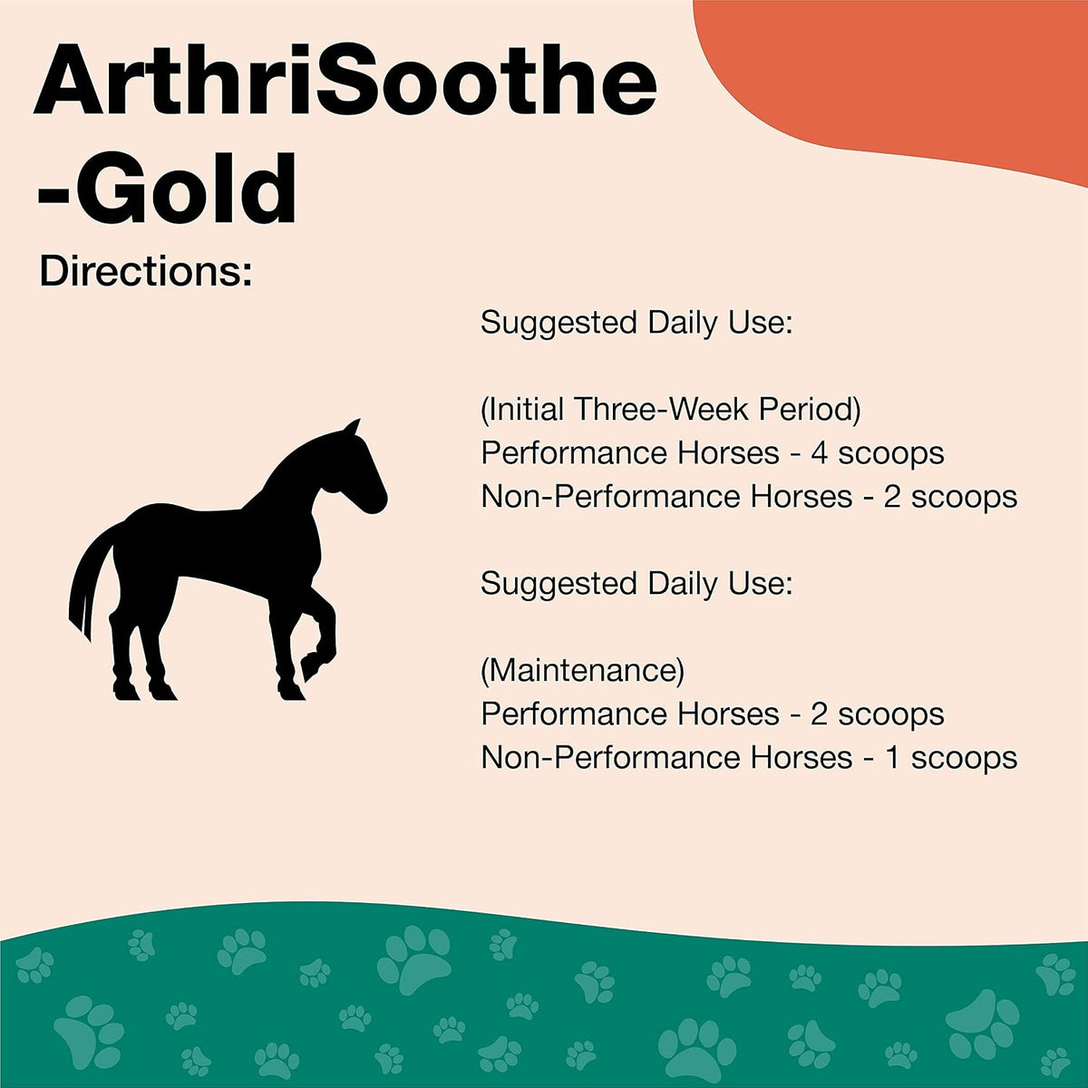 naturvet arthrisoothe gold advanced joint horse supplement powder, side view