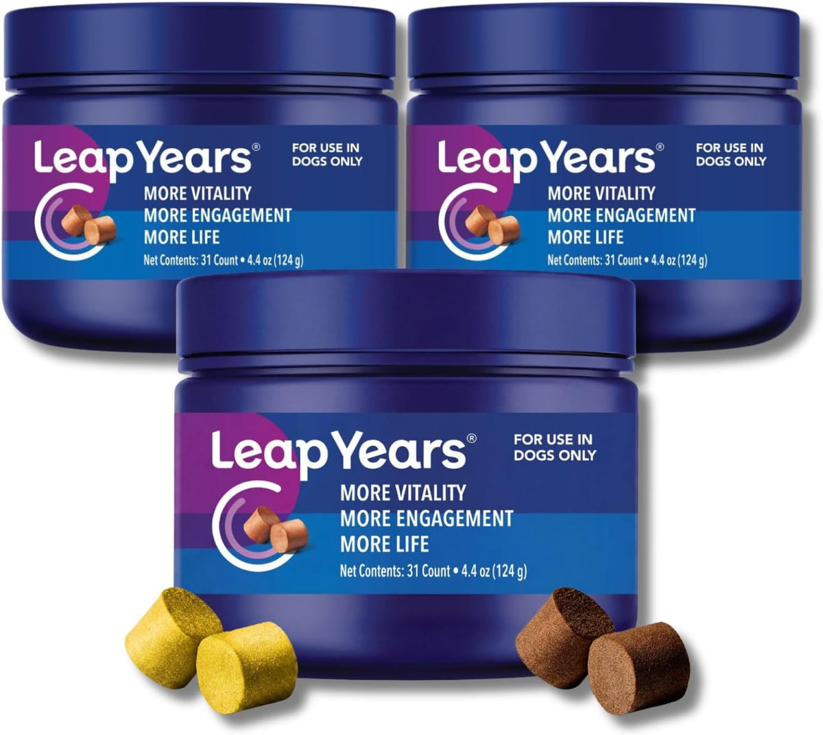 leap years nad+ precursor healthy aging, dog chews, main product view